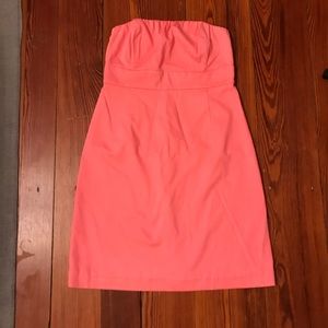 Vineyard Vines Strapless Bermuda Pink Dress